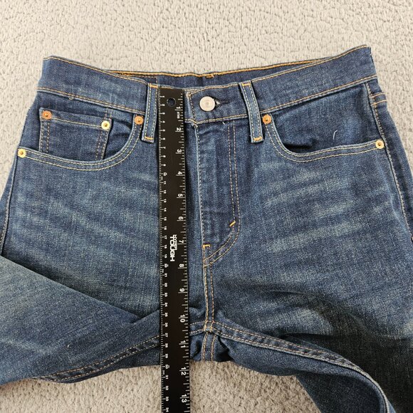 Levis 512 Jeans Mens 30x30 Blue Slim Taper Stretch Flex Denim Medium Wash Pants - Picture 9 of 16